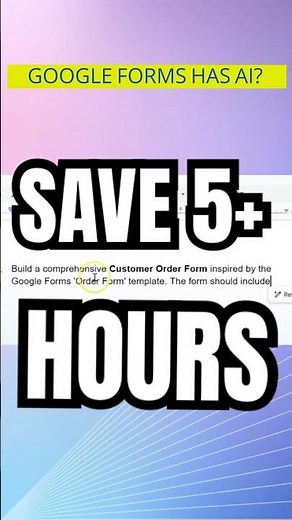 This Google Forms AI Feature Saves Hours #tutorial #google