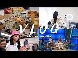 VLOG: Shooting Content, Sushi Lesson and Making TV! | MIHLALI N