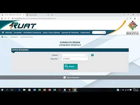 CONSULTA DEUDA VEHICULOS Y MOTOS BOLIVIA