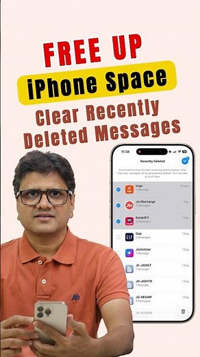 Clean Up iPhone Storage - Recently Deleted Messages | iOS 26 Tutorial
