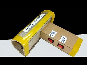 DIY amazing wireless Hair Dryer from Cardboard make at Home