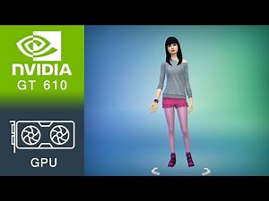 The Sims 4 Gameplay GeForce GT 610
