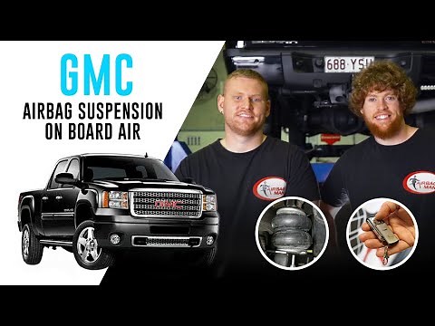 How To Install: GMC SIERRA Air Suspension - RR4630 Airbag Man Leaf Helper & On Board Air Supply Kit