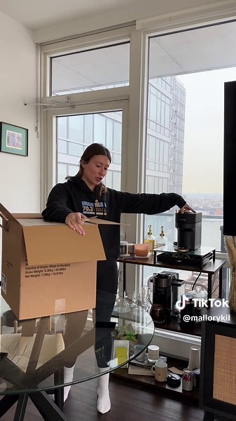 I got my first @Nespresso in 2017 (gave it to my step dad) the bottom shelf machine I’ve had for 6 years (it still works), I got the Vertuo Pop last year and love it! It’s small and perfect to fit anywhere but also travel with (brought this with us camping!). But when I saw this new Vertuo Creatista I needed to get it!! It’s so beautiful but the fact that the frother is attached is my favorite part! I’m still figuring her out but this latte was exceptional ☕️🤌🏼 Does anyone else have this machi