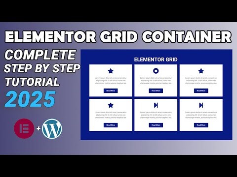 Elementor Grid Tutorial 2025 | Step-by-Step Crash Course for Beginners