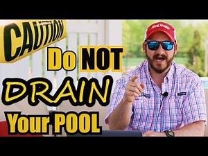 3 Reasons NOT to Drain a Fiberglass Pool!