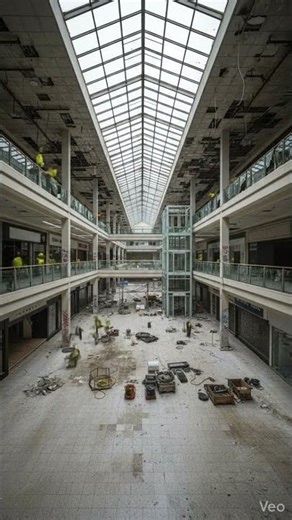 Abandoned Malls To Smart Living Complexes #asmr #ytshorts #shorts #oddlysatisfying