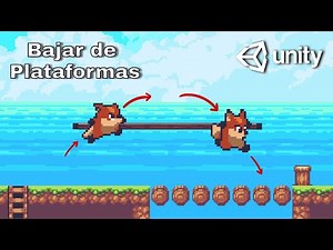 Cómo subir y bajar a través de plataformas con una combinación de botones en Unity