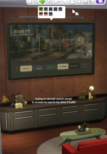 made these smart tv recolors of the monolith tv to make all my sims 4 builds feel a little more lived in! find my cc on curseforge: slowburnsims #thesims4 #sims4 #simstok #sims #sims4cc