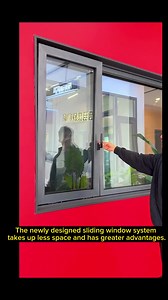 The newly designed sliding window system takes up less space and has greater advantages. | Window Home