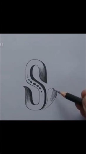 alphabet drawing letter S