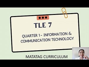 TLE 7 MATATAG CURRICULUM WEEK1 DAY 1 - ICT