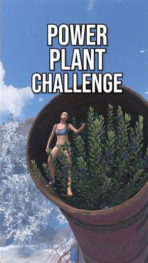 Rust Challenge - Power Plant Only #rust #rustgame #rustclips