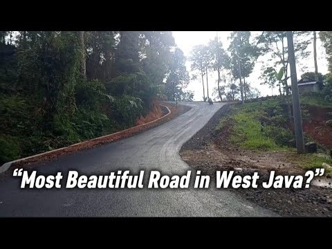 Beautiful Mountain Road Through Mount Sumbul, West Java | Scenic Drive to Ciwidey