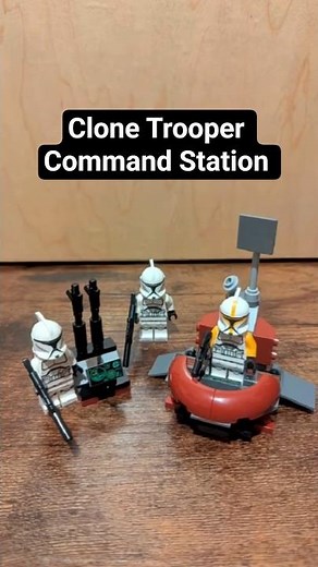 🔥 LEGO Star Wars Clone Trooper Command Station Stop Motion Build & Action! | Set 40558 🚀⚔️