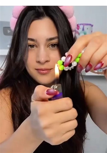 Hice una pulsera con el nombre Victoria para ti