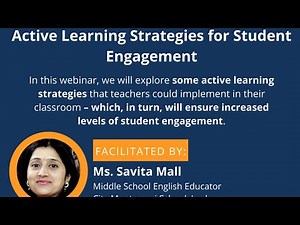Webinar - 151 - Active learning strategies for better student engagement