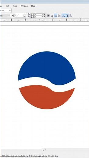 how to make pepsi icon in coreldraw | Coreldraw Tutorial For Beginners!