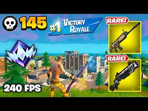 145 Elimination "RANKED RELOAD” Gameplay Wins (Fortnite Chapter 7 Keyboard & Mouse)