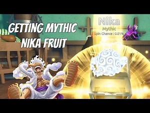 Getting Mythic NIKA fruit [Gear5] with 37k gems in fruit battlegrounds! Roblox