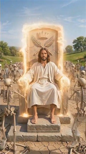 The King of Kings Is on the Throne 🙏 #jesuschrist #jesusisking #christianshorts #faith #god #shorts