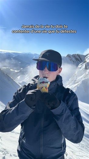 Le retour des sorties hivernales, toujours accompagnés d’une Baouw dans la poche ! 😍 #ski #Nutrition #winter #montagne