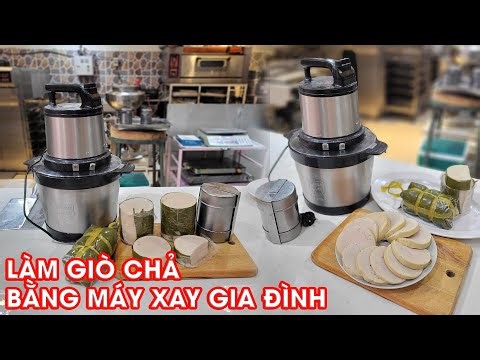 Làm chả lụa bằng máy xay đa năng cầm tay gia đình | Dụng Cụ Nghề Hoàng Long