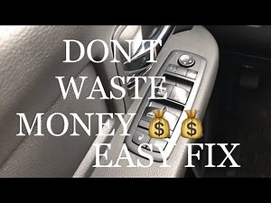 How to remove and replace the window control panel on Dodge Ram