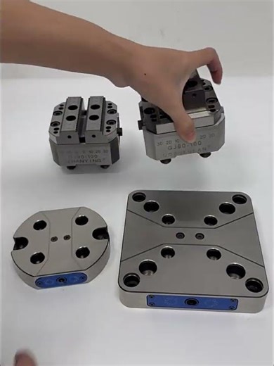 4 5 Axis Rotary Table Precision Self-Centering Vise Zero-Point Positioning #cncmill #cnc #machine