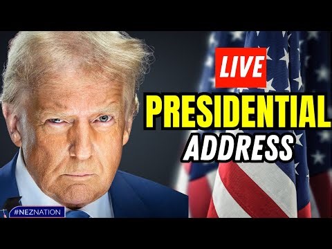 🚨LIVE NOW: President Trump Addresses the Nation from the Oval Office
