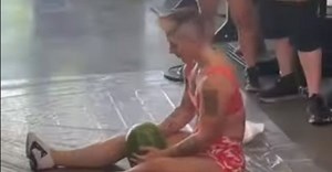 Woman smashes 3 full-sized watermelons with her thighs in 7.5 seconds to set new record [WATCH]
