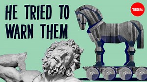 Laocoön was deeply suspicious of the enormous wooden horse that the Greeks left in Troy and warned the Trojans not to accept it. But the fate of Troy was already sealed— and the gods sought to punish Laocoön for threatening their success: | TED-Ed