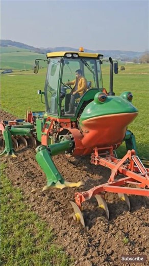 Hybrid Farming Technology । Future Farmer । Next-Gen Plowing Robot #robotfarming #futuretechnology
