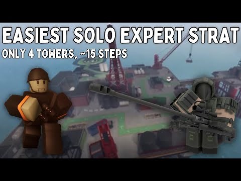 (UNDER 9k COINS) BEST Solo Expert Strategy WITH DOC | Expert Eradicator | Tower Defense X Roblox TDX