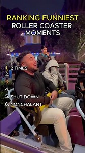 Ranking Funniest Roller Coaster Moments 🎢😂