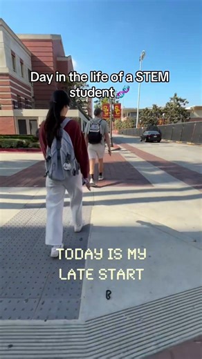Day in the life a Stem student trying to balance living while working #usc #college