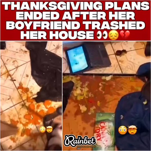 RAP INTEL 📡 | #Thanksgiving plans ended after her boyfriend trashed the house 😔💔 #explore #viral #trending #explorepage | Instagram