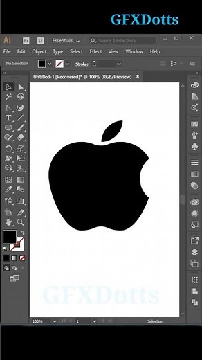 Recreating the Iconic Apple Logo in Adobe Illustrator Step-by-Step Professional Vector Masterclass🍎