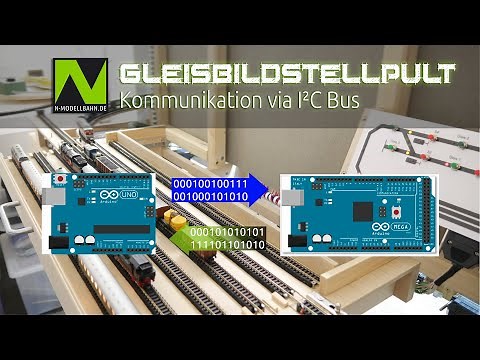 Gleisbildstellpult selber bauen DIY - Teil 4 Gleisbesetzmeldung & Signalsteuerung via I2C verbinden