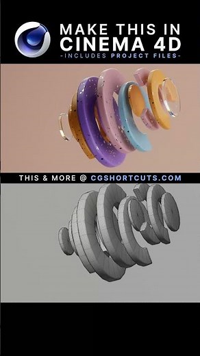 3D Dynamic HUD Rings in Cinema 4D ⭐ Tutorial + Project File