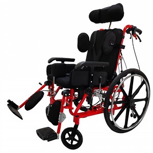 [Hot Item] Medical Equipment Wholesale of Wheelchair with Reclining Backrest for Cerebral Palsy