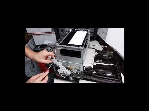 Taking Apart HP Officejet Pro X576DW Printer for Parts or Repair