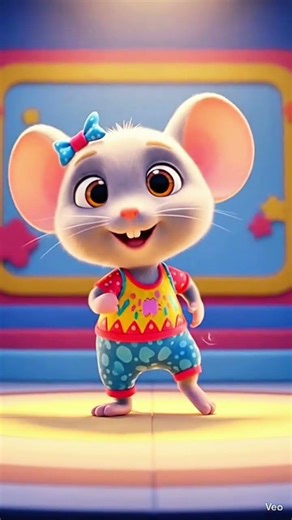 “Cute Dancing Mouse 🐭💃 | Funny Cartoon Dance Animation”#funny #cartoonanimationvideo #happykids