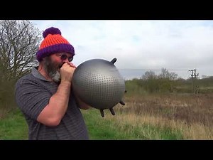 #59 Bursting Black Marigold Glove Blow to pop Tangobaldy Fun (NOT EASY)