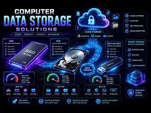 TECH - HDD vs SSD Explained | Storage Types, Speed, Capacity | Data Storage