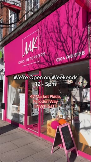 Our children’s showroom and design studio is open on Weekends 12- 5pm #kidsfurniture #childrensfurniture #mkkidsinteriors #toysandgifts #fyp