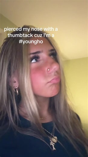 Nose Piercing with a Thumbtack: Experience and Insights