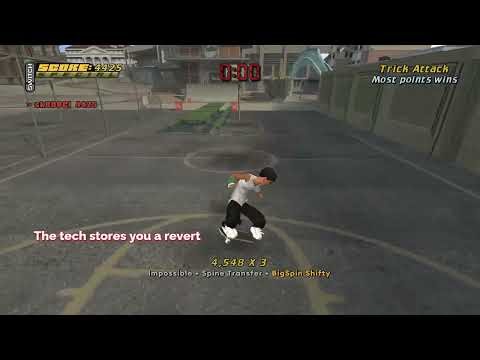 THUG PRO TUTORIAL - Air Tricks On Flat (see description)