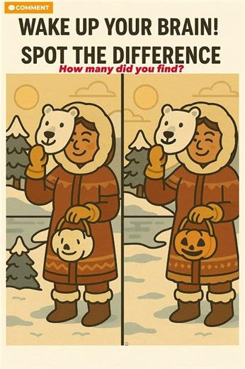 ❄️ Spot the Difference | Polar Night Mask