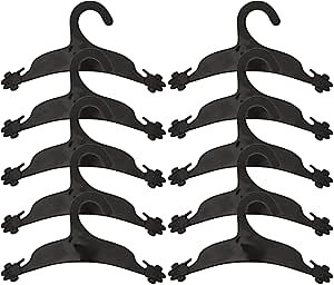 POPETPOP Dog Clothes Hanger, Pet Clothes Rack Puppy Apparel Hangers Mini Hangers for Cat Kitten Small Pet Clothes 10Pcs
